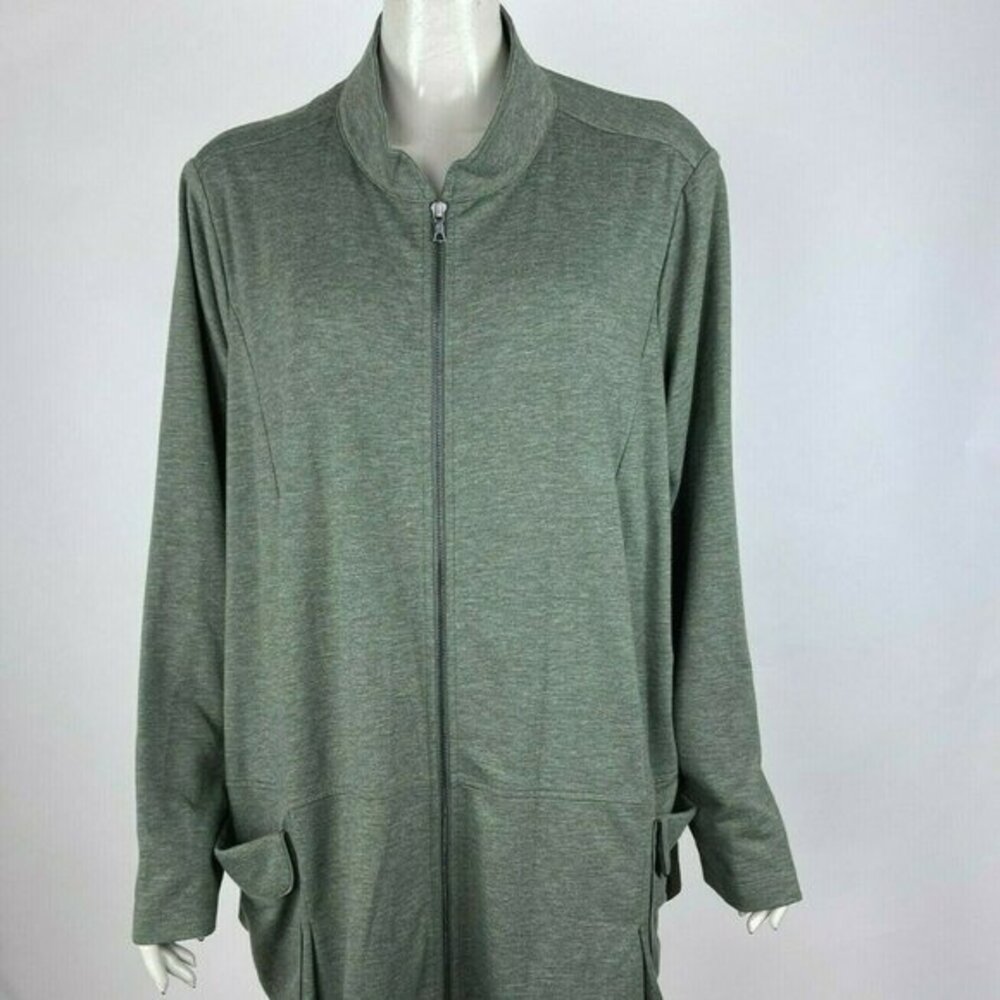LOGO Lori Goldstein French Terry Jacket Long‎ Sleev